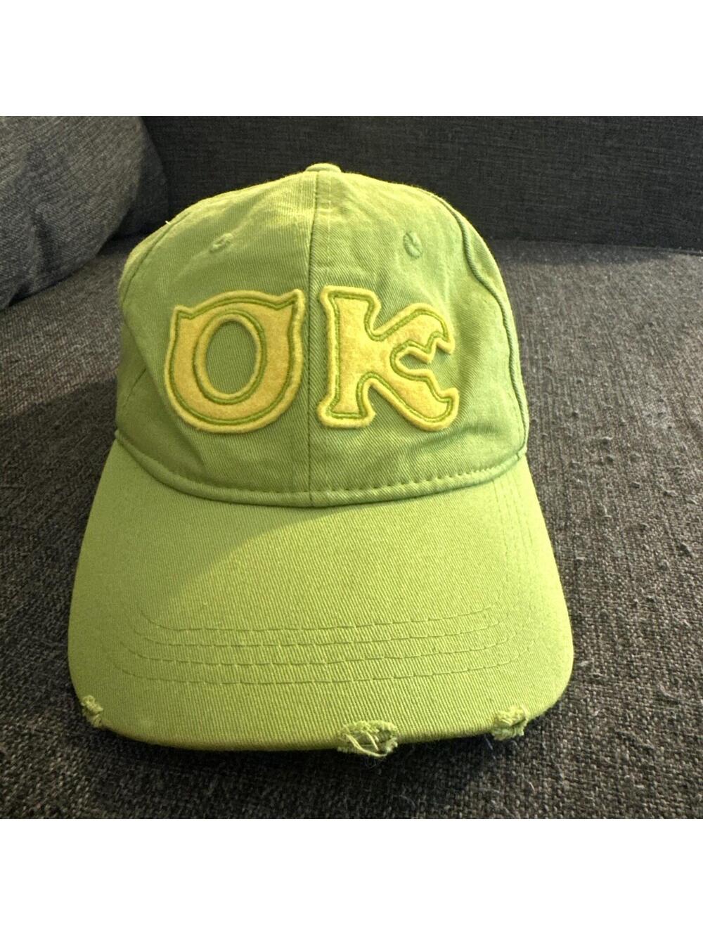 Disney Parks Oozma Kappa Monsters University OK Baseball Hat Adult Snap Back